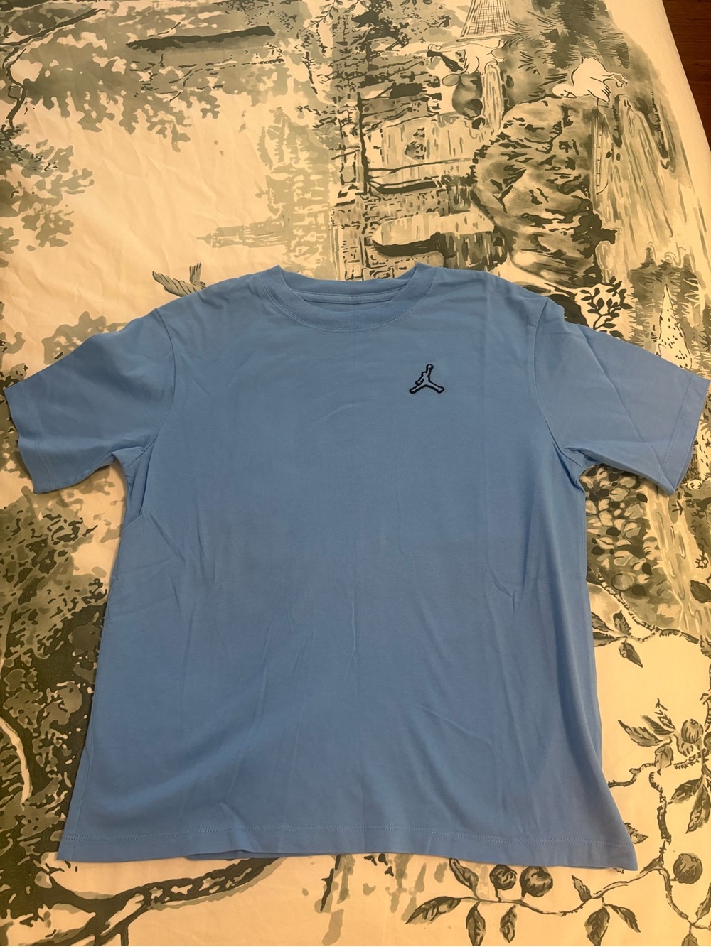 Women’s Jordan Light Blue Short Sleeve Crewneck Tee with Jumpman XS